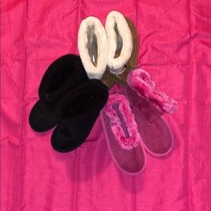 3 pair gently used kids winter boots